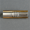 Jean Depres sterling and 18K gold horizontal brooch