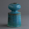 Stig Lindberg turquoise colored vase
