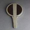 Georg Jensen sterling and wood small hand mirror